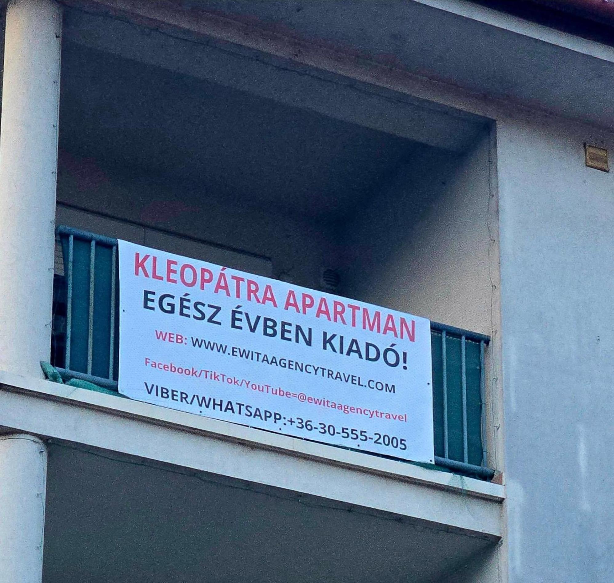 KLEOPÁTRA Stúdió Apartman Hajdúszoboszló Exterior foto